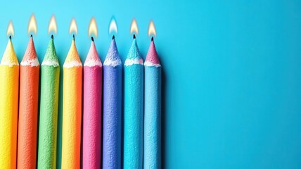 unity flat design front view success celebration water color colored pastel