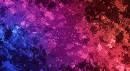 Crimson & Cobalt Abstract: A vibrant abstract artwork featuring a dynamic blend of crimson, cobalt, and deep purple hues. The texture is reminiscent of bold brushstrokes.