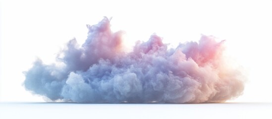 Fototapeta premium Dreamy Pastel Cloud Formation: A Digital Art Piece