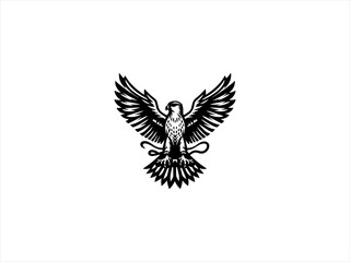 Obraz premium eagle logo vector design