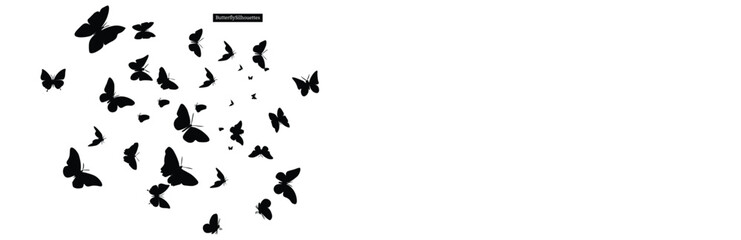 Butterfly silhouette