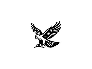 Obraz premium eagle logo vector design
