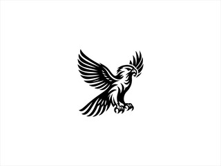 Obraz premium eagle logo vector design