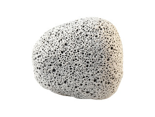 Pumice stone isolated on transparent or white background, png