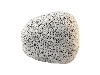 Pumice stone isolated on transparent or white background, png