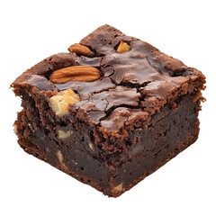 Rich Chocolate Brownie with Nuts and a Delicious Texture