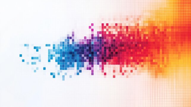 A heatmap graph with gradient color blocks transitioning from cool blues to warm reds, displayed on a white grid for a professional analysis look