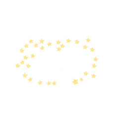 Falling golden stars Vector