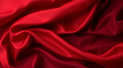 Black dark deep red burgundy cherry maroon crimson abstract background. Silk satin velvet fabric. Elegant luxury rich. Curtain drapery fold line wave flow. Romance Valentine Birthday Christmas.