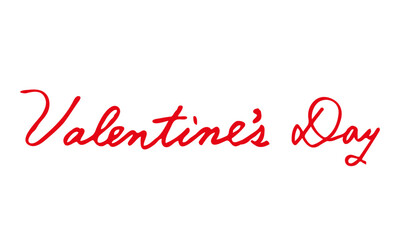 バレンタインデー 文字 筆記体 英語 Valentine day