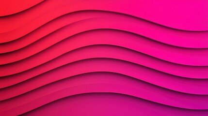 Fototapeta premium Vibrant Abstract Background with Wavy Lines in Pink and Red Shades