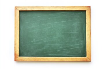 Empty green chalkboard; classroom; education; blank; background; learning; template; school; message