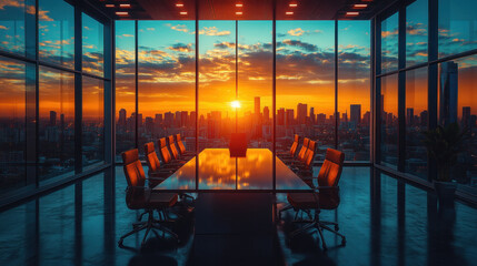 A group of investment lawyers discussing compliance policies in a sleek office conference room