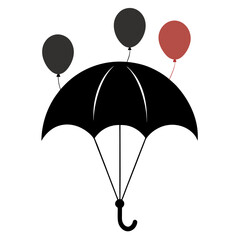 umbrella isolated on white