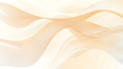 Obraz premium Soft Beige Flowing Wave Texture