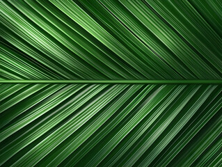 Palm leaf texture, close-up, green, background
