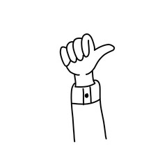 Happy new Year Hand Drawn