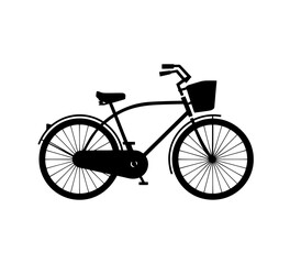 Fototapeta premium Flat line design style modern vector Bicycle icon 