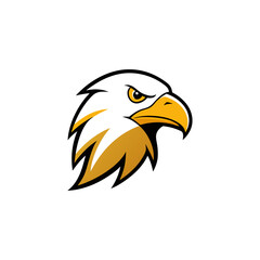 american bald eagle mascot logo 