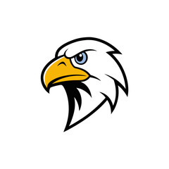 american bald eagle mascot logo 