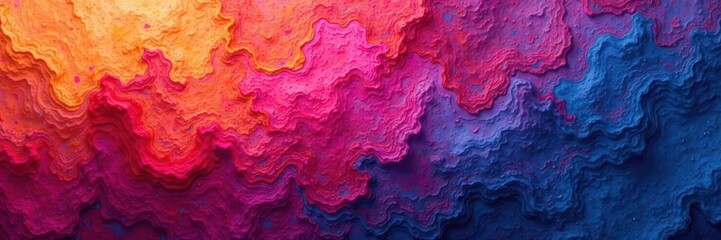Fototapeta premium Vibrant hues, rough texture, artistic strokes , sketch, design