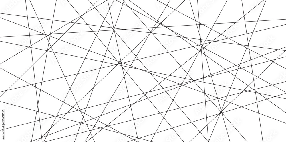 Leinwandbilder Abstract black lines with white background. Creative and geometric shape with luxury pattern and paper texture design. abstract background with stripes for website design Technology background.	
