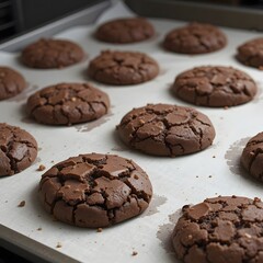 4k high quality Ai generative HD high definition
fresh from the oven chocolate chip cookies on tray