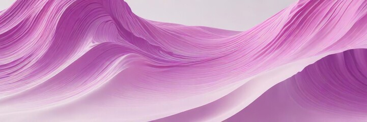Vibrant wave pattern in shades of purple and pink on a white background,  design,  graphics,  illustration