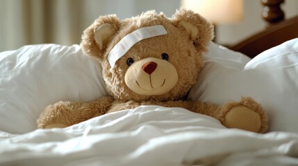 sick with a headache, seasonal influenza, allergic, high fever and influenza, resting, virus, coronavirus, feel illness, respiratory, cold and flu, exhaustion, infection, unwell, generate by AI.