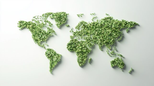 Glowing Green Circuit Map, abstract representation of sustainable investing and global impact through renewable technologies