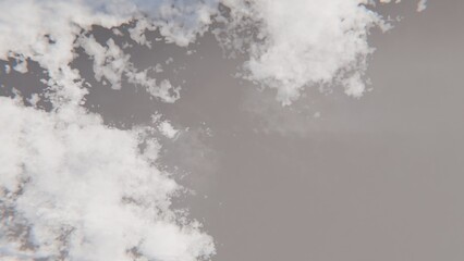 Cloudscape, aerial view, grey sky, fluffy white clouds, atmospheric perspective, background texture, website design