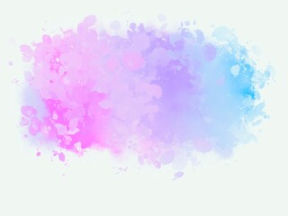 Raster high resolution colorful watercolor background