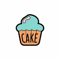 cupcake with cream