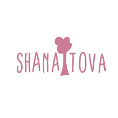 Shana Tova Lettering colorful