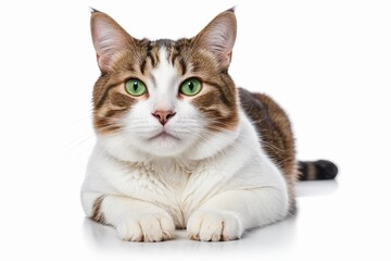 Obraz premium there is a cat that is laying down on the floor