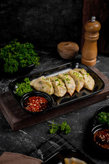 Korean traditional comfort food with spice, hot and herbal spice 