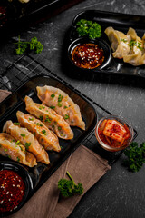 Korean traditional comfort food with spice, hot and herbal spice 