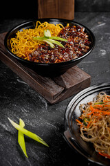 Korean traditional comfort food with spice, hot and herbal spice 