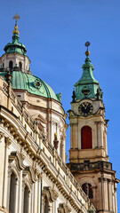Fototapeta premium St. Nicholas Church in Prague, Czech Republic. Europe.