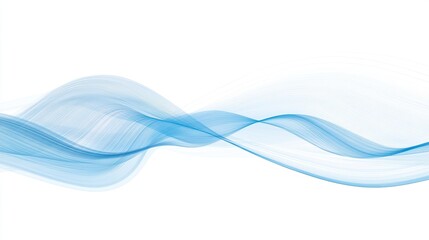 Abstract blue and white background with a speed effect, vector illustration design for a web banner on an isolated white background.