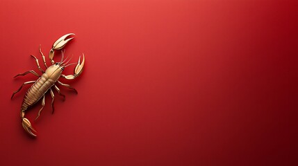 Explore the Mystique of Scorpio Zodiac Symbol Artistic Representation Digital Art Abstract Background Detailed Design