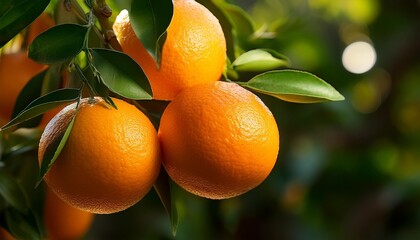 oranges on tree