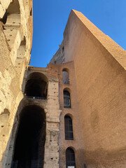 Interior of the Colosseum in Rome, 2025