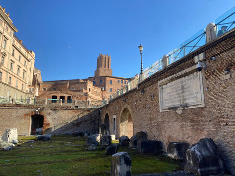 Archaeological ruins of the Roman Forum, Colosseum archaeological park 2025