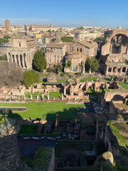 Archaeological ruins of the Roman Forum, Colosseum archaeological park 2025