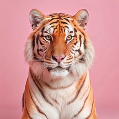 Minimalist Tiger Symbol with Strong and Simple Design