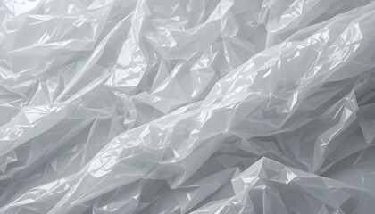 Obraz premium Abstract Texture of Wrinkled Plastic Wrap