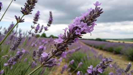 Lavender Field in Bloom