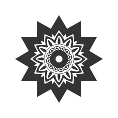 Mandala vector illustration diwali art design on white background. Outline Mandala for Coloring Book Page. Mandala Coloring book line art vector illustration. Vector abstract mandala pattern. 