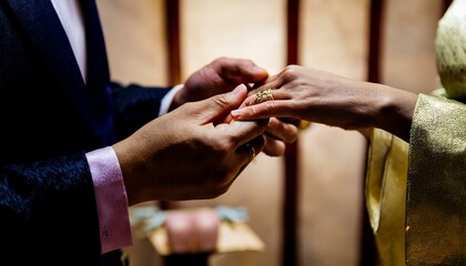 Obraz premium A perfect snapshot of love�fs blessings. 